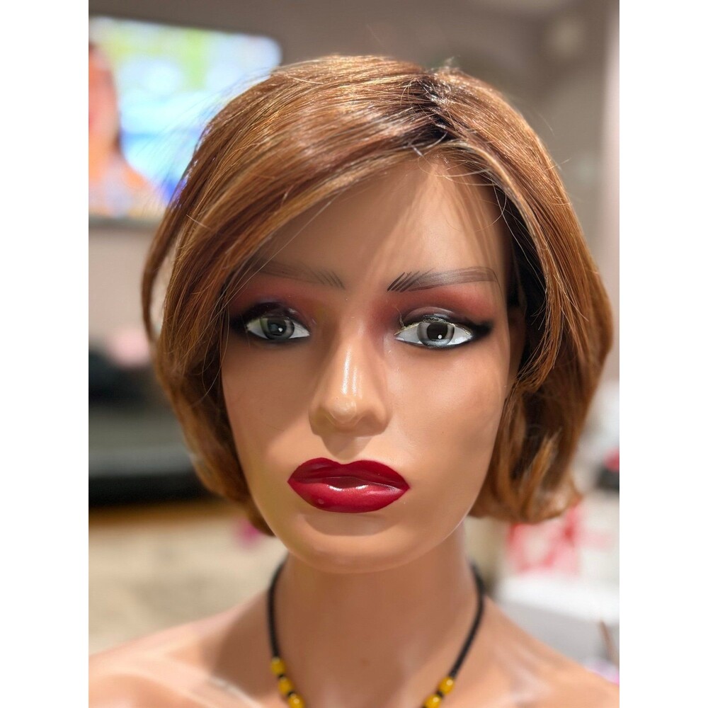 Belle tress “Veneta” Lux Wig ok color Pumpkin pie spice fully handtied cap New